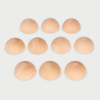 73883 tickit Natural Wooden Semispheres - Pk10