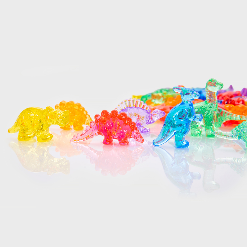 Translucent Colour Dinosaurs - Pk60 | Commotion