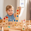 73596 tickit Wooden Building Gem Blocks - Pk82 + tray
