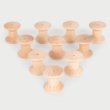 73907 tickit Natural Wooden Spools - Pk10