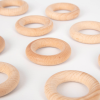 73915 tickit Natural Wooden Rings (48mm) - Pk10