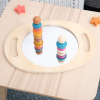 73538 tickit Hand Held Wooden Mirror