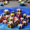 73530 tickit Natural Wooden Stars - Pk21