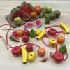 74015 tickit Wooden Lacing Fruits - Pk24