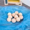 73881 tickit Natural Wooden Balls (50mm) - Pk10