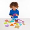 72622 tickit Rainbow Glitter Shapes - Pk21