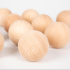 73881 tickit Natural Wooden Balls (50mm) - Pk10
