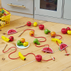 74015 tickit Wooden Lacing Fruits - Pk24