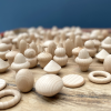 74017 tickit Wooden Treasures Natural Set - Pk120