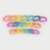 73977 tickit Rainbow Wooden Rings - Pk21