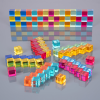 73548 tickit Gem Cube Mirror Tray - Pk100 + tray