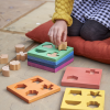 73532 tickit Rainbow Wooden Shape Stacker