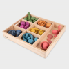 74055 tickit Wooden Sorting Tray - 7 Way
