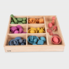 74055 tickit Wooden Sorting Tray - 7 Way