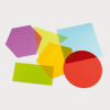 72395 tickit Jumbo Colour Mixing Shapes - Pk6