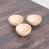 73931 tickit Natural Wooden Bowls (92mm) - Pk3