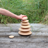73424 tickit Natural Wooden Buttons - Pk7