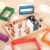 73536 tickit Small Wooden Mirror Tray