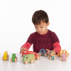 73508 tickit Rainbow Wooden Vehicles Set - Pk12