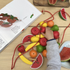 74015 tickit Wooden Lacing Fruits - Pk24