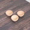 73929 tickit Natural Wooden Bowls (70mm) - Pk3