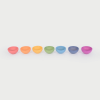 73983 tickit Rainbow Wooden Bowls - Pk7