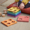 73532 tickit Rainbow Wooden Shape Stacker
