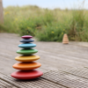 73422 tickit Rainbow Wooden Buttons - Pk7