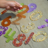 72431 tickit Rainbow Glitter Numbers - Pk14