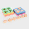73532 tickit Rainbow Wooden Shape Stacker