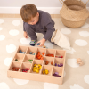 74052 tickit Wooden Treasures Super Set + Wooden Sorting Tray (14-Way)