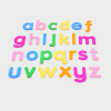 72419 tickit Rainbow Letters - Pk26