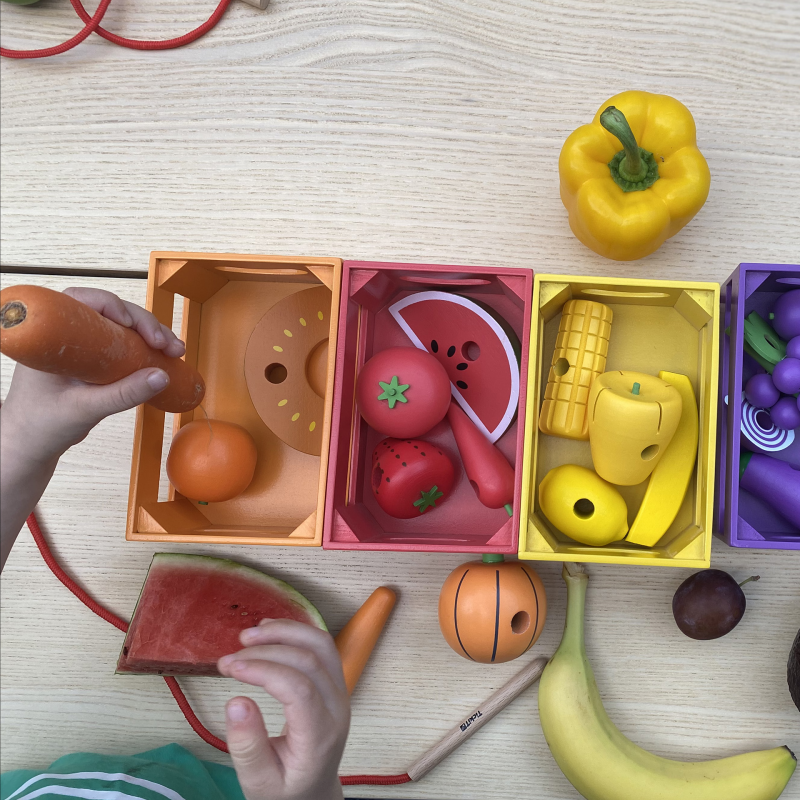 Wooden Sorting Fruit & Vegetable Crates - Pk28 | Commotion
