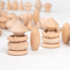 74017 tickit Wooden Treasures Natural Set - Pk120