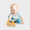 76179 PolarB Wooden Car - Yellow