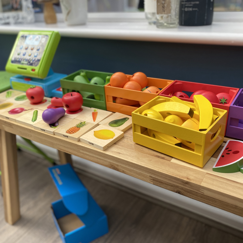 Wooden Sorting Fruit & Vegetable Crates - Pk28 | Commotion
