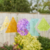 72622 tickit Rainbow Glitter Shapes - Pk21