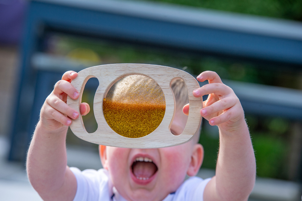 Girls with Easy Hold Magnifier